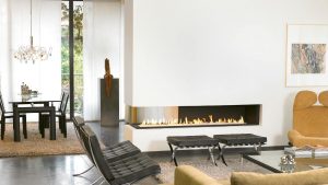 2 Sided Fireplace Gas