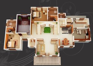 3d House Design Ground Floor Plan