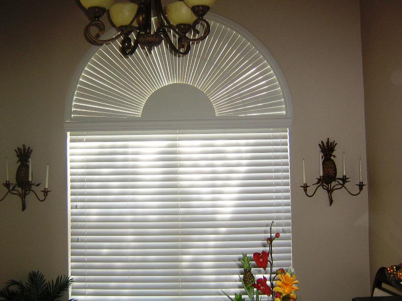 Arched Window Vertical Blinds