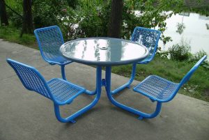 Awesome Metal Picnic Tables