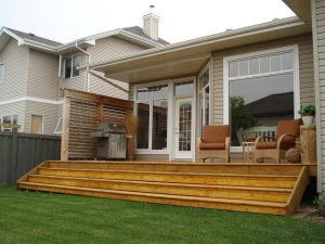 Backyard Deck Designs Simple