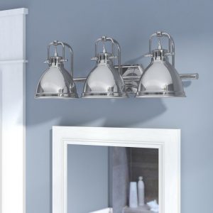 Bathroom Brushed Nickel Vanity Light