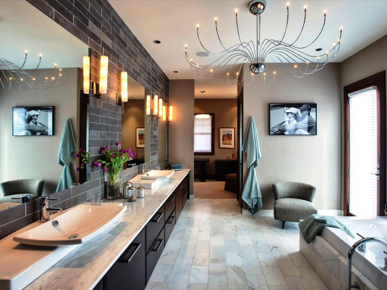 Bathroom Lighting Ideas Modern — Randolph Indoor and Outdoor Design
