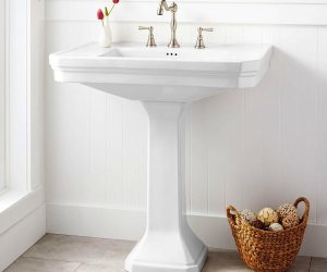 Bathroom Pedestal Sink Height