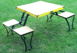 Beautiful Metal Picnic Tables