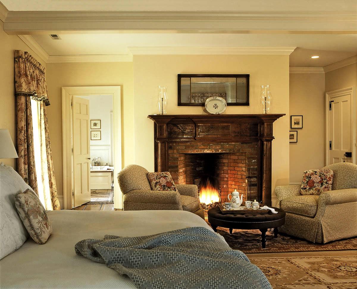 Bedroom Fireplace Installation — Randolph Indoor and Outdoor Design