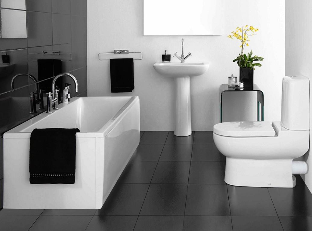 Black And White Bathroom Design
