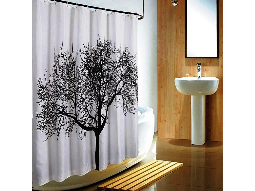 Black And White Shower Curtain &mdash; Randolph Indoor and Outdoor Design