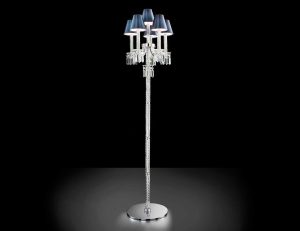 Blue Floor Lamp 5 Head