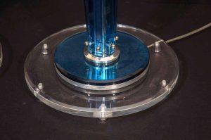 Blue Floor Lamp Base