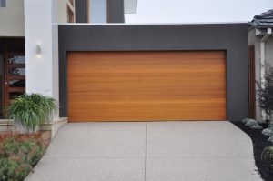 Wooden Contemporary Garage Doors
