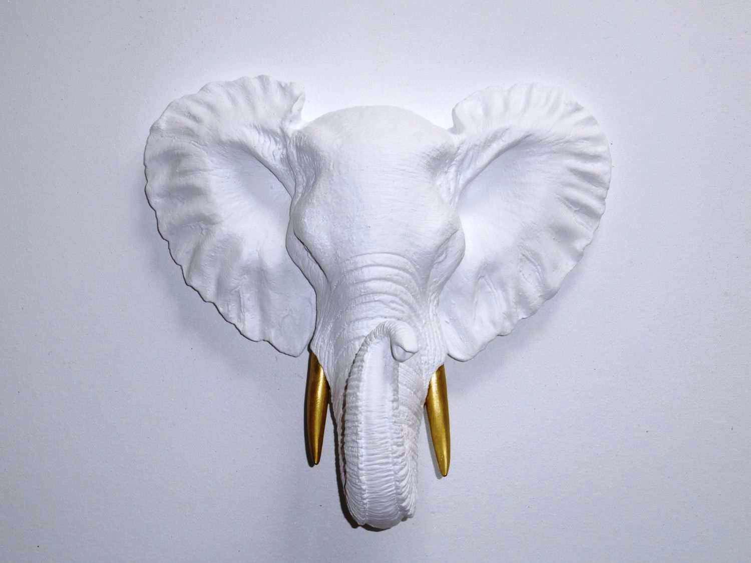 Gold Animal Head Wall Decor — Randolph Indoor and Outdoor Design