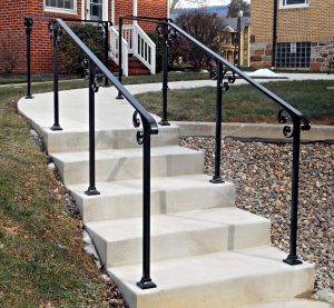 Classic Exterior Stair Railings