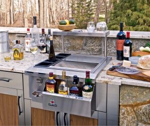 Contemporary Outdoor Kitchen Sink