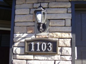 Decorative House Numbers Country