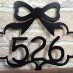 Decorative House Numbers Iron