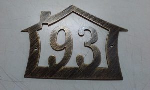 Decorative House Numbers Metal