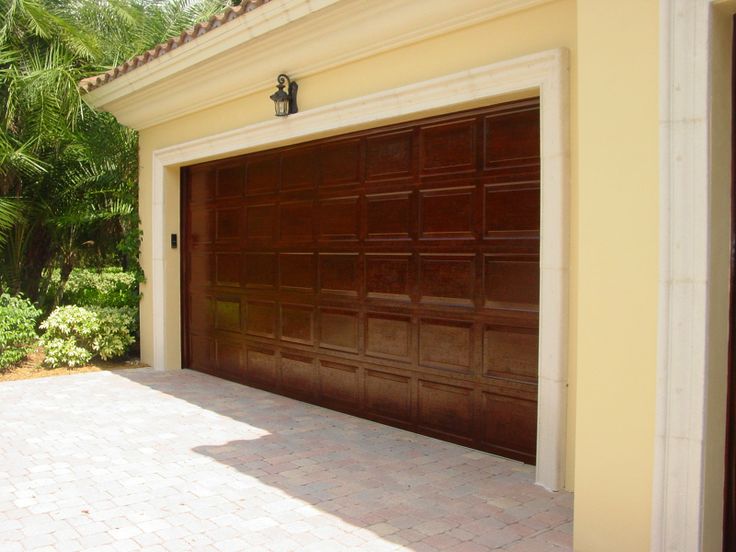 Faux Wood Carriage Garage Doors — Randolph Indoor and Outdoor Design