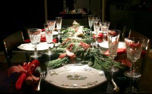 Dining Table Centerpieces For Christmas