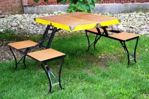 Expanded Metal Picnic Tables