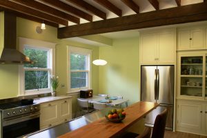Exposed Beam Ceiling Kitchen