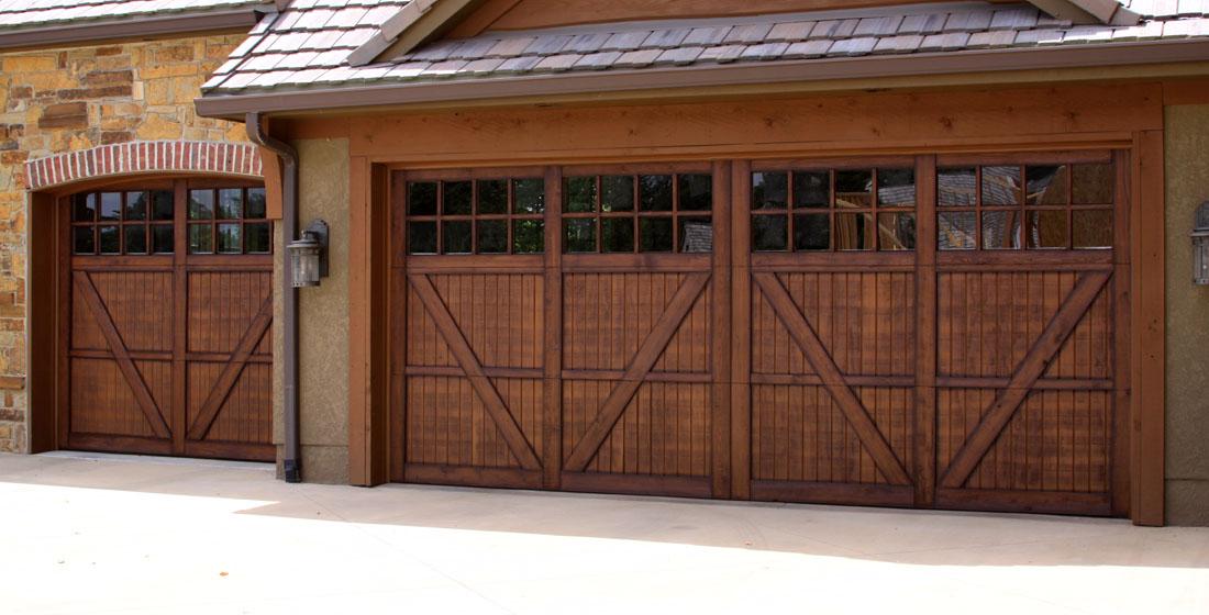 Interest Faux Wood Garage Doors — Randolph Indoor and Outdoor Design