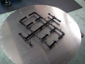 Fire Pit Burner Black