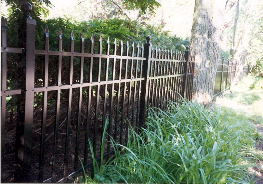 Garden Black Metal Fence