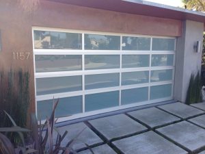 Glass 16x7 Garage Door