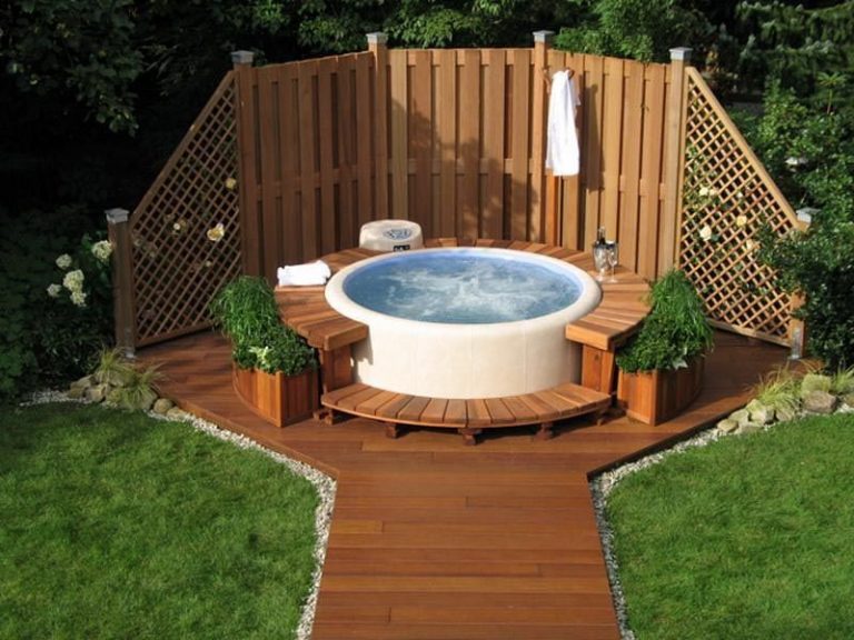 Above Ground Hot Tub Design — Randolph Indoor and Outdoor Design