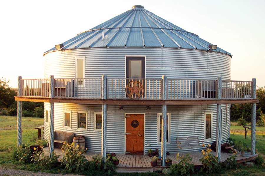 Large Grain Silo House