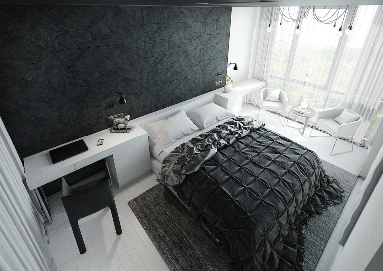 Matte Black Bedroom Walls — Randolph Indoor and Outdoor Design