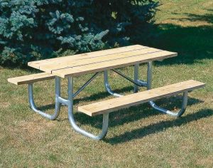 Metal Leg Picnic Tables