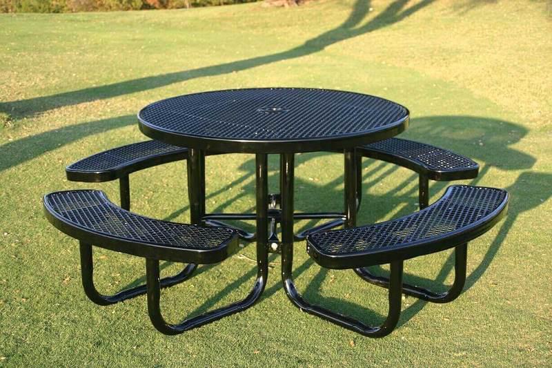 Metal Picnic Tables For Parks