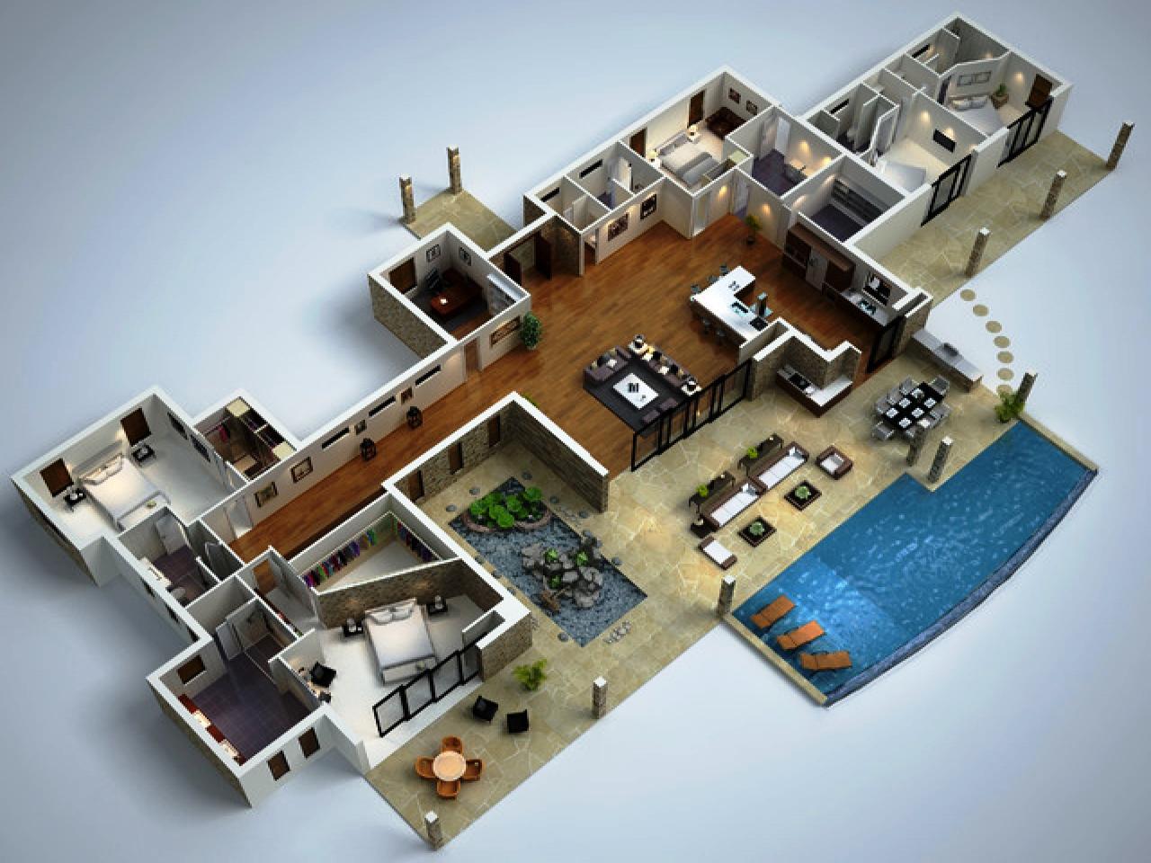 Modern 3d House Design