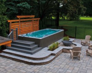 Modern Above Ground Hot Tub