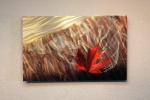 Modern Abstract Metal Wall Art Sculpture