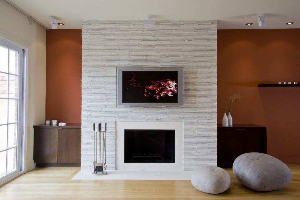 Modern Fireplace Surround Tile