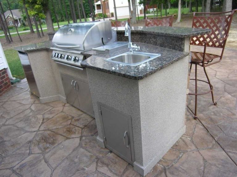Modern Outdoor Kitchen Sink — Randolph Indoor and Outdoor Design