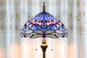 Navy Blue Floor Lamp Shade