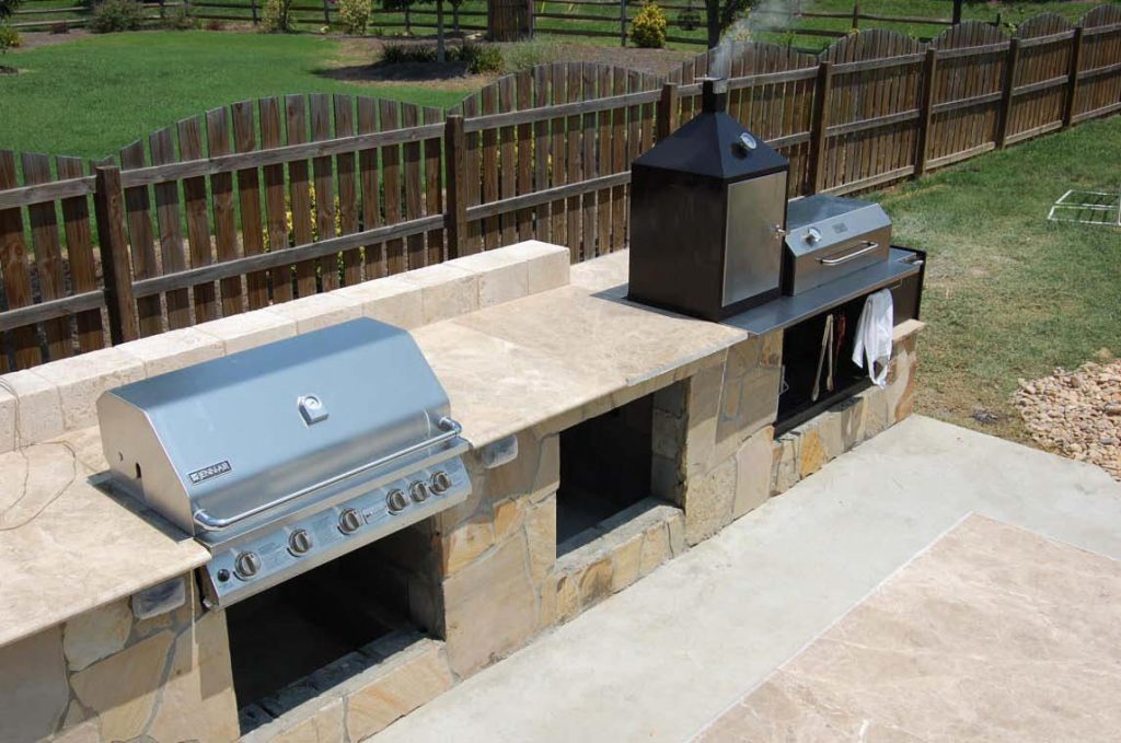 Outdoor Built In Grills Backyard — Randolph Indoor and Outdoor Design