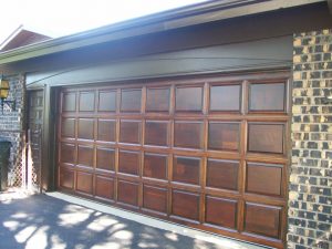 Painting Garage Door Before And After