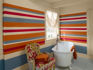 Painting Stripes on Walls Beautiful