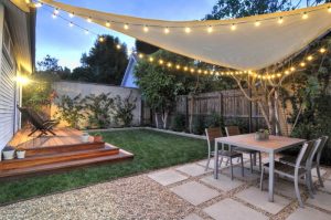 Small Backyard Designs Light