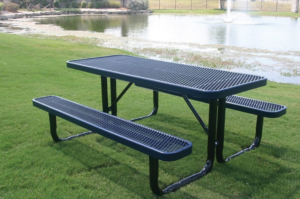 Metal Mesh Picnic Tables — Randolph Indoor and Outdoor Design