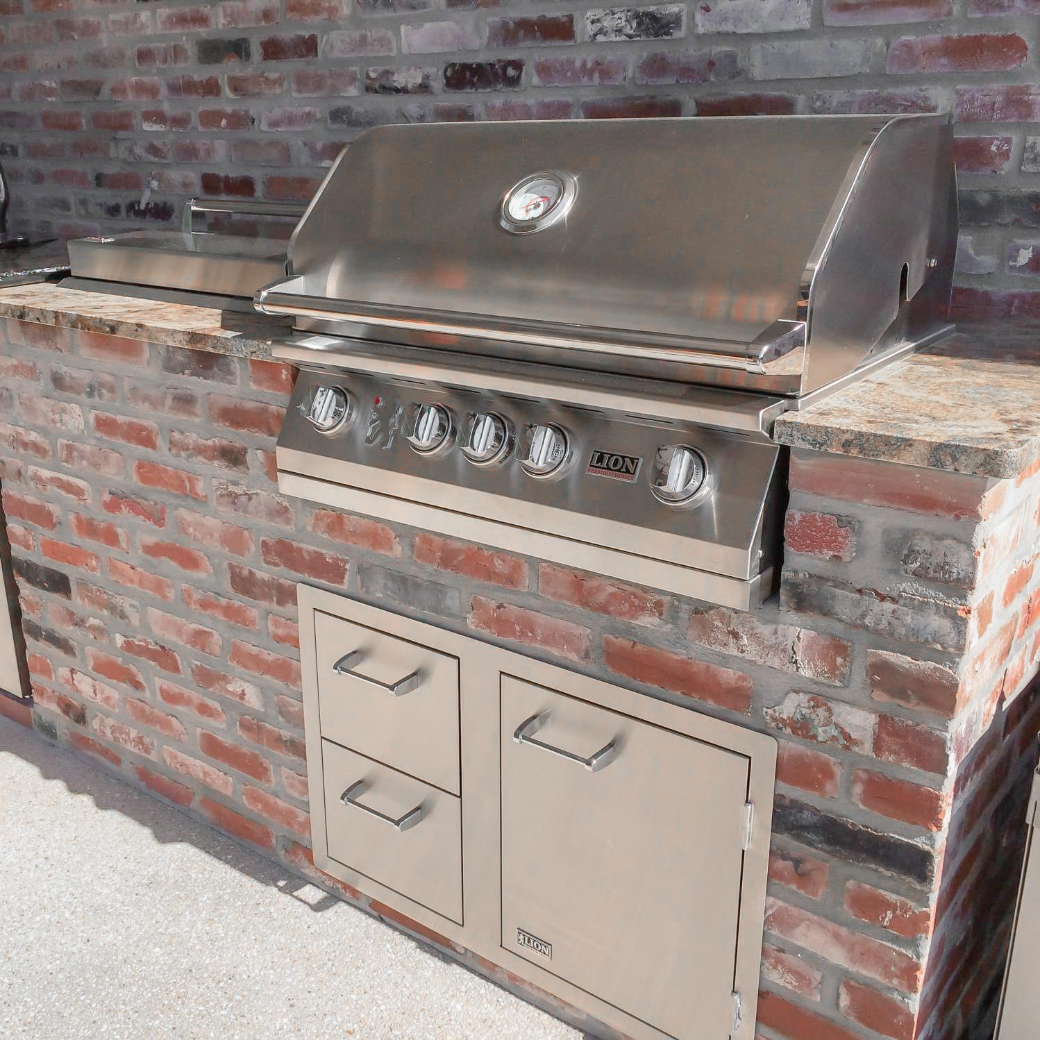 Stainles Steel Built In Gas Grill