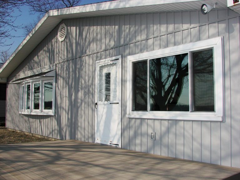 White Board and Batten Vinyl Siding — Randolph Indoor and Outdoor Design