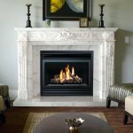 White Fireplace Surround Tile