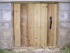 Wood Crawl Space Access Door