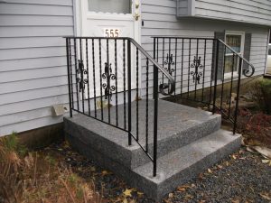 Wrought Iron Exterior Stair Railings